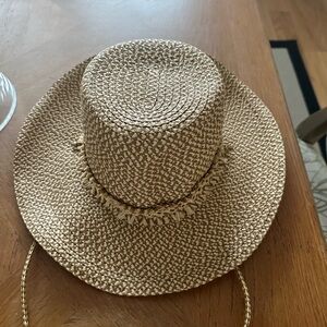 Eric Javitz western style tan sun hat SPF 50+.